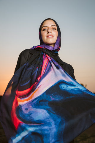 marble hijab - worood