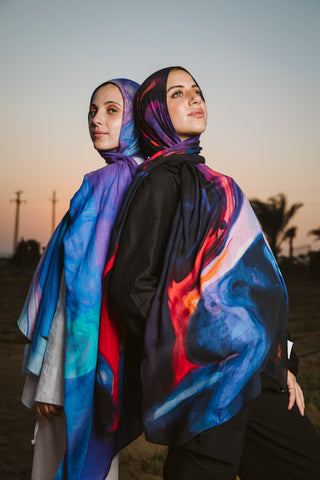 WOROOD Woven Canvas Modal Hijab Collection