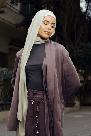 WOROOD Soft Sage Premium Bamboo Scarf Set – Classic & Timeless