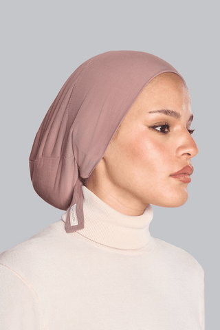 Ashy Rose premium bamboo inner cap with breathable lightweight comfort by WOROOD