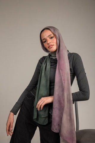 Moon Dust printed premium modal scarf with breathable lightweight drape by WOROOD