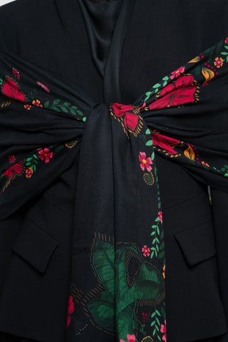 Frida Printed Premium Modal Scarf by WOROOD