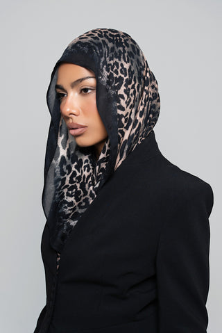 Leopardess Printed Premium Modal Scarf by WOROOD