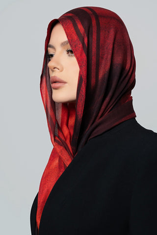 Scarlet Rouge Printed Premium Modal Scarf by WOROOD