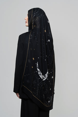 Starfall Printed Premium Modal Scarf by WOROOD